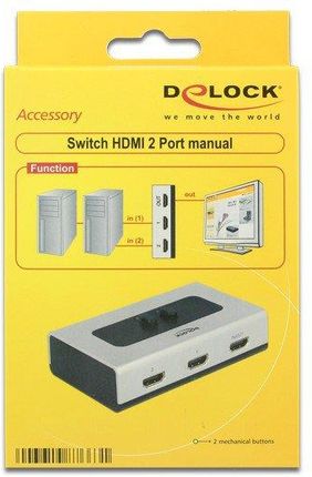 Delock Przełącznik HDMI 2-1 (87663)