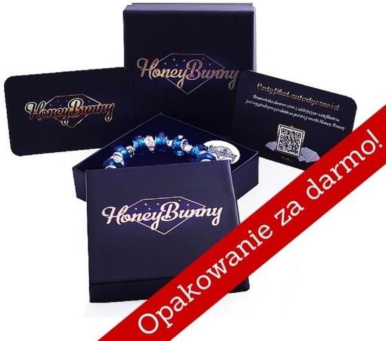 Bransoletka pozłacana modułowa Honey Bunny "mint candy"