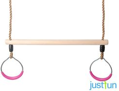 Zdjęcie Just Fun Trapez Z Okrągłymi Obręczami Różowy (810076P) - Poznań