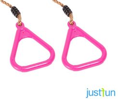 Zdjęcie Just Fun Obręcze Plastikowe Trójkątne Różowy (810781) - Chęciny