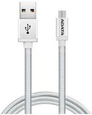 Adata Mobile Kabel USB-microUSB 1m Srebrny (AMUCAL100CMKCSV)