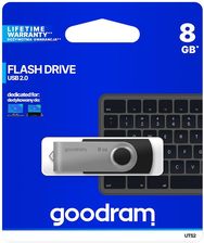 GOODRAM 8GB UTS2 BLACK USB 2.0 (UTS2-0080K0R11)
