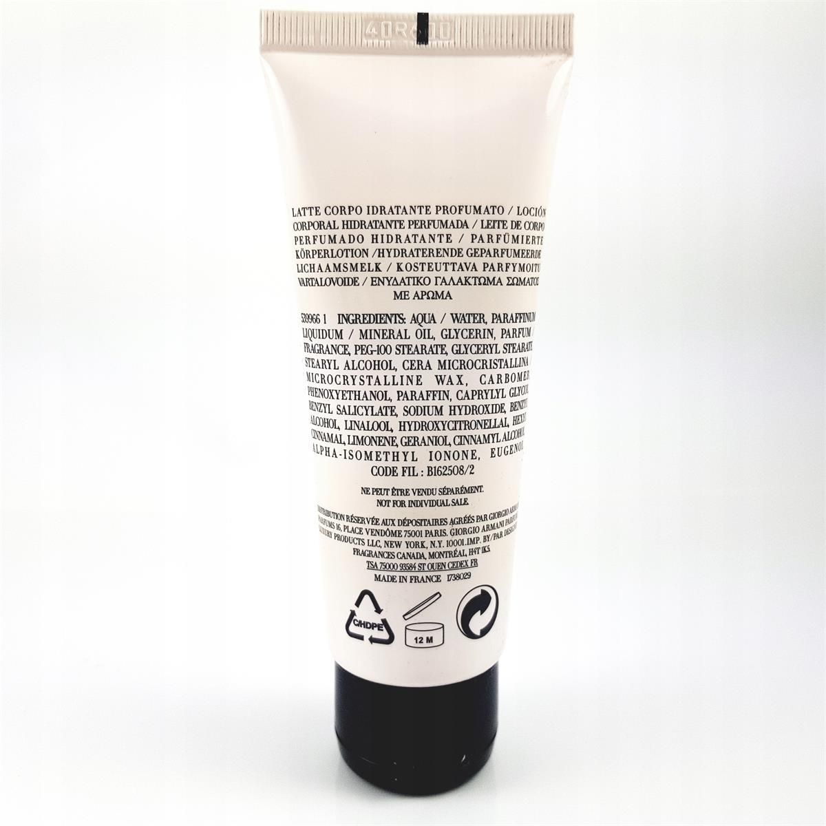 Giorgio Armani Si Balsam do Ciała 75ml - zdjęcie 2 Giorgio Armani Si Balsam do Ciała 75ml