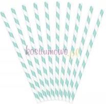 Zdjęcie Kostiumowo Słomki Papierowe Błękitne 10Szt (A372C) - Oborniki