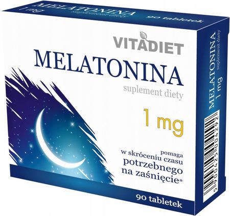 Tabletki Vitadiet Melatonina 1mg 90 szt.