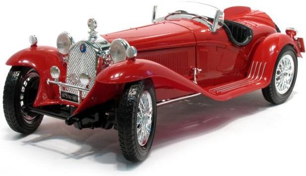 1/18 アルファロメオ8C 2300 スパイダー Alfa Romeo 8C Bburago 1:18 Alfa Romeo 8C 2300 Spider Touring silver 18