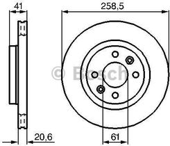 Tarcze hamulcowe                                        BOSCH 0 986 479 B21 - ranking Tarcze hamulcowe 2024 