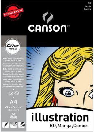 Canson Blok A4 Comics &Amp; Manga Illustration 12 Arkuszy