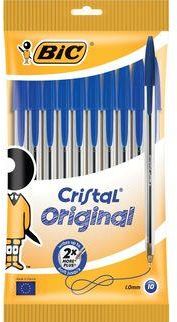 Bic Długopis Cristal Original Niebieski 10 sztuk