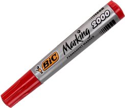 Zdjęcie Bic Marker Permanentny Marking 2000 Czerwony Okrągła Końcówka Pudełko 12szt - Pniewy