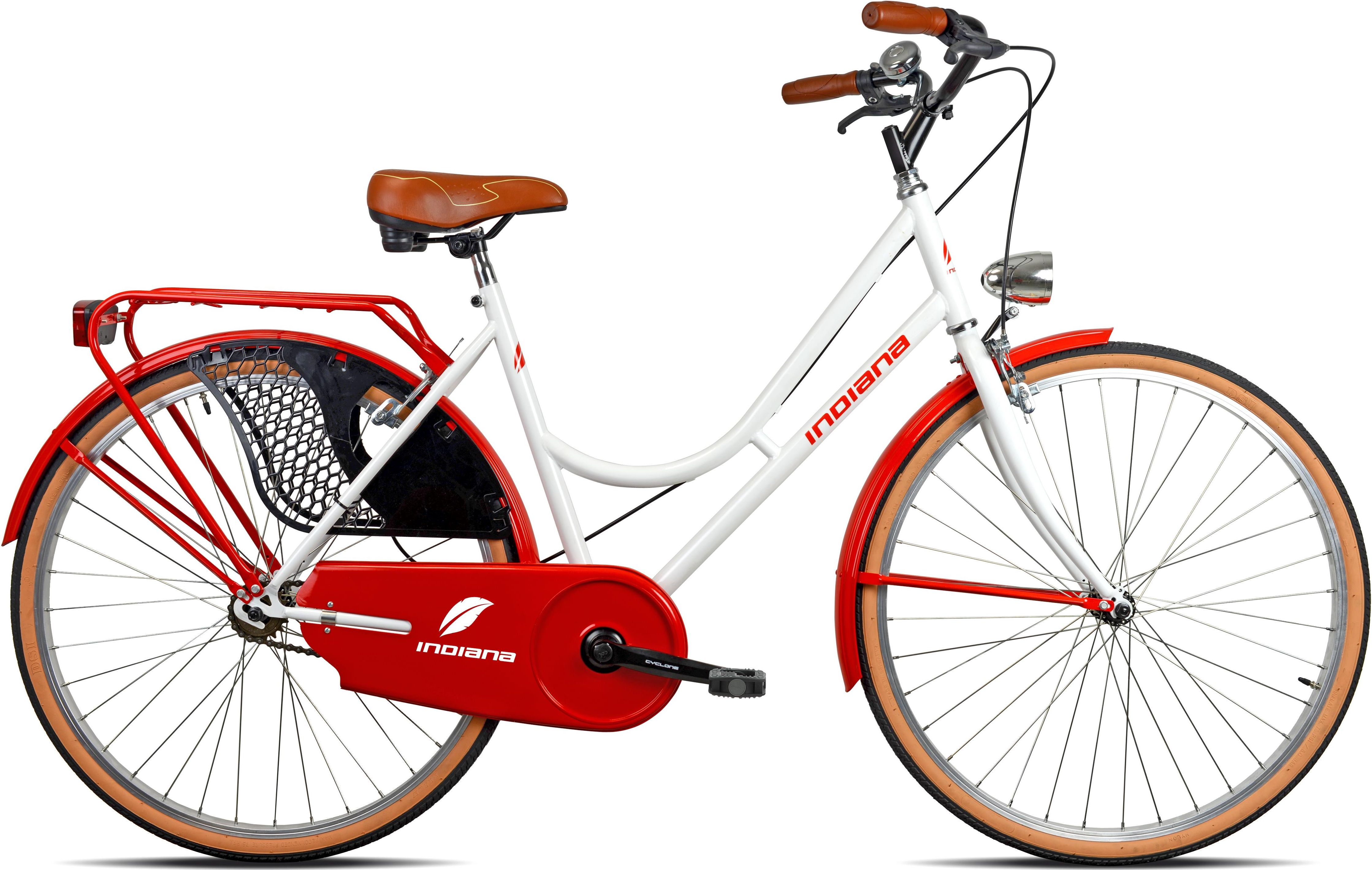 Rower Indiana Retro 26 Biały Czerwony 2016 Rowery Miejskie Damskie
