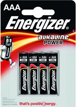Energizer Alkaline Power AAA E92 4 szt. (E300132600)