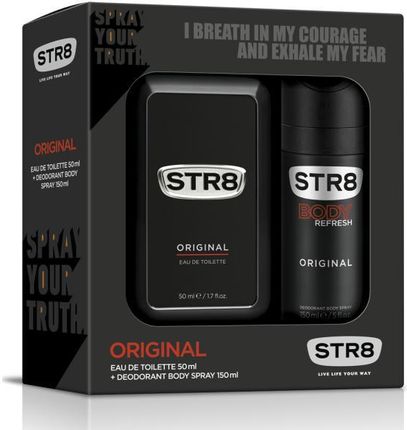 Str8 Original Woda Toaletowa 50 ml + Dezodorant 150 ml