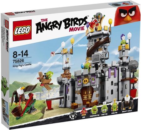 LEGO Angry Birds 75826 Zamek świńskiego króla 