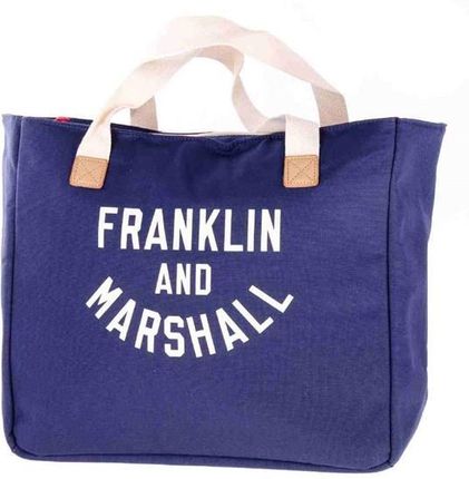 torba FRANKLIN & MARSHALL - Varsity shopper - dark blue solid (25) rozmiar: OS