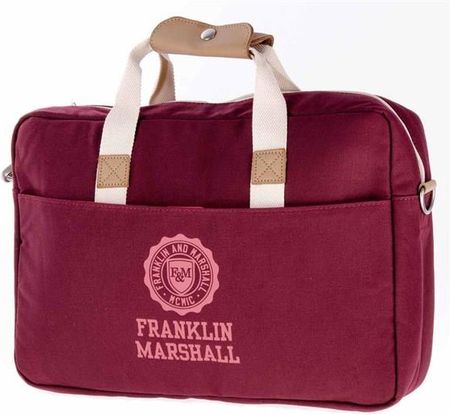 torba na ramię FRANKLIN & MARSHALL - Classic reporter - bordeaux solid (30) rozmiar: OS