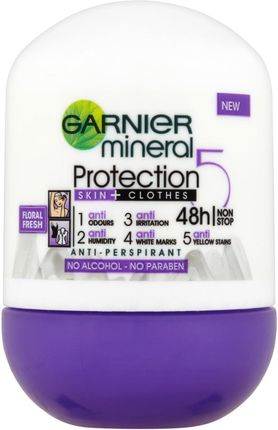 Garnier Mineral Protection 6 Floral Fresh Antyperspirant w kulce 50 ml