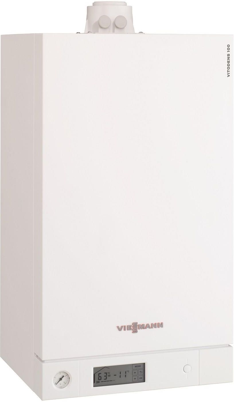 Viessmann Vitodens 100-W B1HC 6,5-19kW + Vitocell 100-W CUG 100L (B1HC122) - zdjęcie 2 Viessmann Vitodens 100-W B1HC 6,5-19kW + Vitocell 100-W CUG 100L (B1HC122)