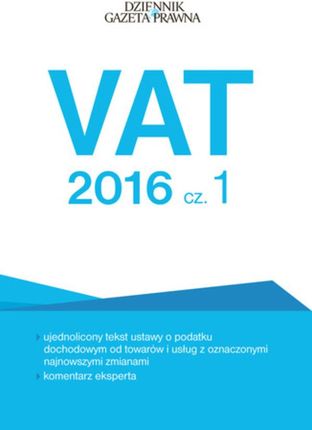 VAT 2016 cz. 1 (E-book)