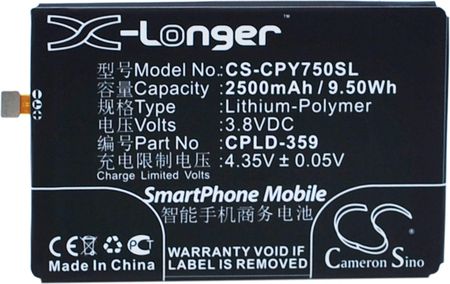 Cameron Sino Coolpad T2-C01/CPLD-359 2500mAh 9.50Wh Li-Polymer 3.8V (cscpy750sl)