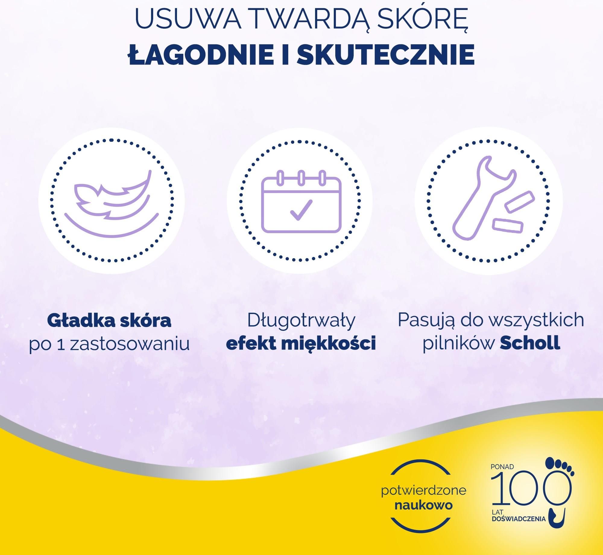 Scholl Wymienne Głowice Velvet Smooth Wet Dry Regular 2 szt. - zdjęcie 1 Scholl Wymienne Głowice Velvet Smooth Wet Dry Regular 2 szt.