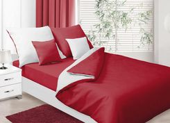 Zdjęcie Multitex Matex Double Face 2El Komplet Pościeli Satynowej Bordowo Szary 140X200cm - Łazy