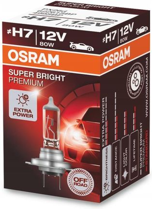 OSRAM H7 12V 80W PX26D SUPER BRIGHT PREMIUM