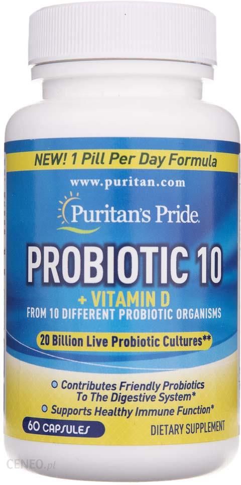  Puritans Pride Probiotyk 10 mld 120kaps.