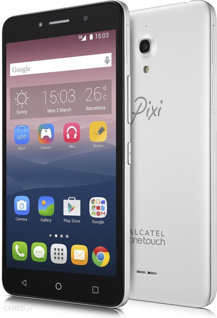 Alcatel Pixi 4 6 Dual Sim Srebrny Cena Opinie Na Ceneopl