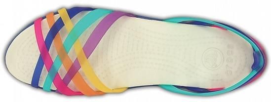 sandały crocs huarache flat multi