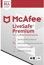 McAfee LiveSafe 1 Rok (MLSACTIVATIONCARD1YEARPL) - Programy antywirusowe i zabezpieczające