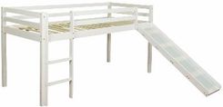 Zdjęcie Homestyle4U Łóżko Piętrowe Białe Ze Zjeżdżalnią 90x200Cm Hsu_1434 - Małomice