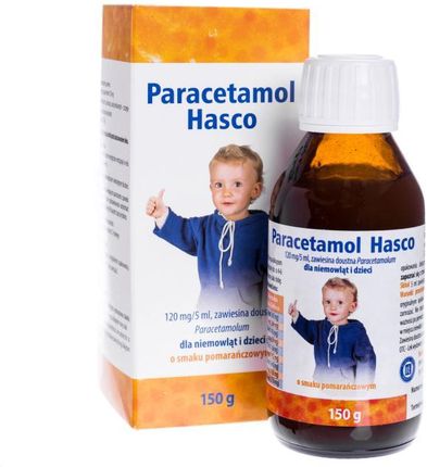 Paracetamol Hasco Zawiesina Doustna Dla Niemowląt I Dzieci O Smaku Pomarańczowym 150g