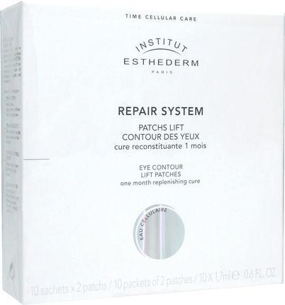 Esthederm Repair System Eye Contour Lift patches Ekskluzywne płatki pod oczy o działaniu liftingującym 10 szt