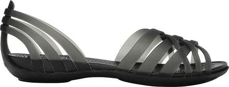 crocs huarache flat black