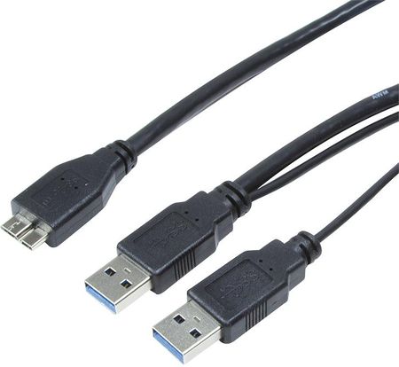 LogiLink Kabel USB USB 2x A - micro USB B 1.00m (CU0072)