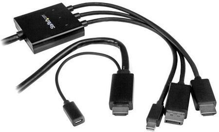 StarTech HDMI DisplayPort lub Mini DisplayPort do HDMI + micro USB (DPMDPHD2HD)