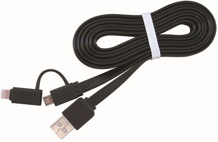 Gembird Kabel USB microUSB + Lightning 1m (CCUSB2AMLM21M)