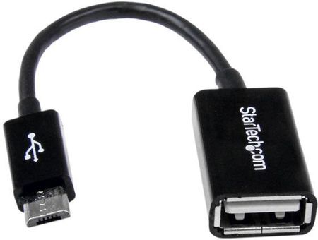 StarTech Adapter USB microUSB na USB Czarny (UUSBOTG)