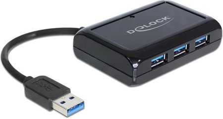 Delock 3-Port USB3.0 Czarny (62440)