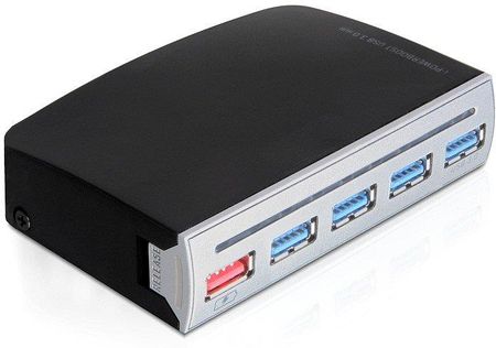 Delock 4-Port USB3.0 Czarny (61898)