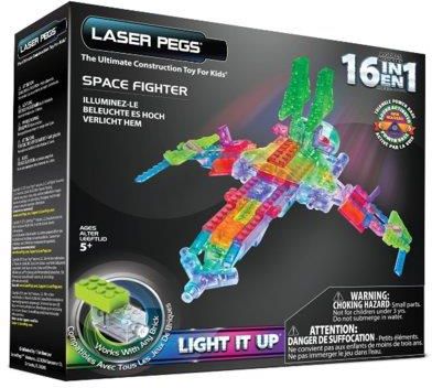 Laser Pegs 16 in 1 Space Fighter (LPG9030B)