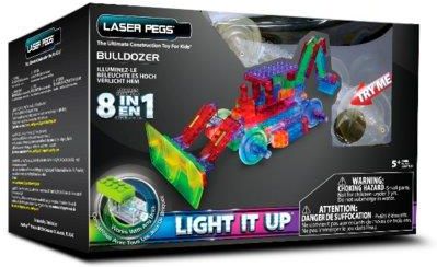 Laser Pegs 8 in 1 Bulldozer (LPPB1420B)
