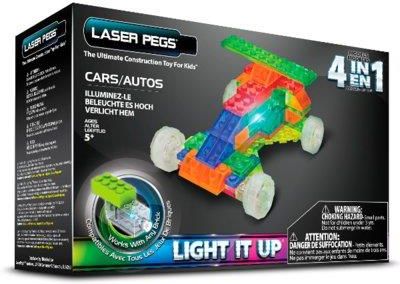 Laser Pegs 4 in 1 Cars (LPMPS300B)
