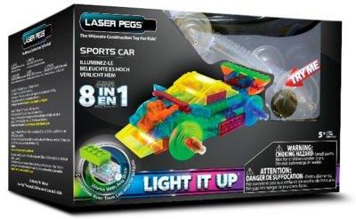 Laser Pegs 8 in 1 Sports Car (LPPB1410B)