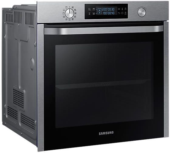 Встраиваемый электрический духовой шкаф samsung nv75k5541rs wt silver black