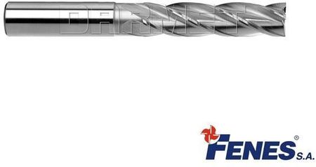 Fenes Frez 4-ostrzowy trzpieniowy długi z chwytem walcowym DIN844-A L-N HSS-E 7mm 0641512110570