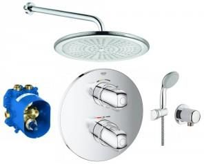 Grohe Grohtherm 1000 + Kludi Zestaw IN000P703