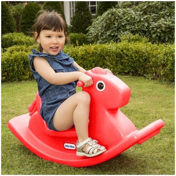 Little Tikes Koń Na Biegunach Czerwony 502523 - zdjęcie 1 Little Tikes Koń Na Biegunach Czerwony 502523