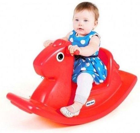 Little Tikes Koń Na Biegunach Czerwony 502523 - zdjęcie 3 Little Tikes Koń Na Biegunach Czerwony 502523